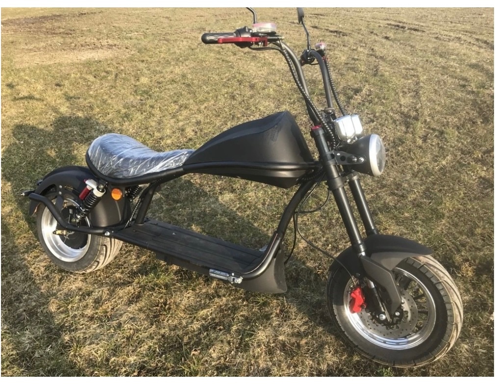 Elektro koloběžka 2000w černá barva - 2