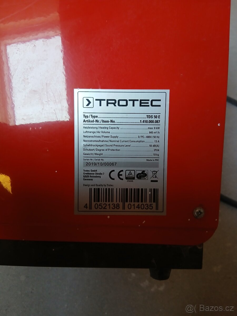 El. topení 4,5/9kw - 2