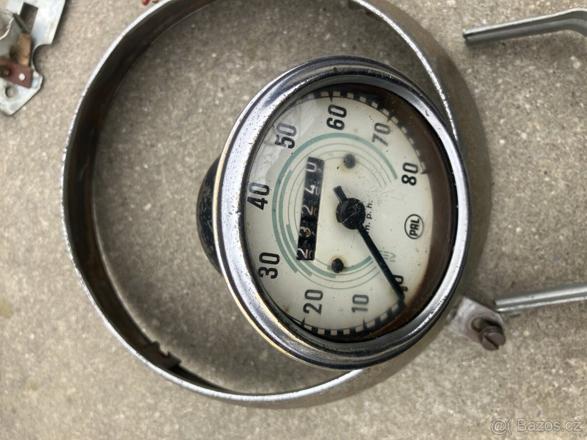 jawa exprotní tachometr v mílích - 2