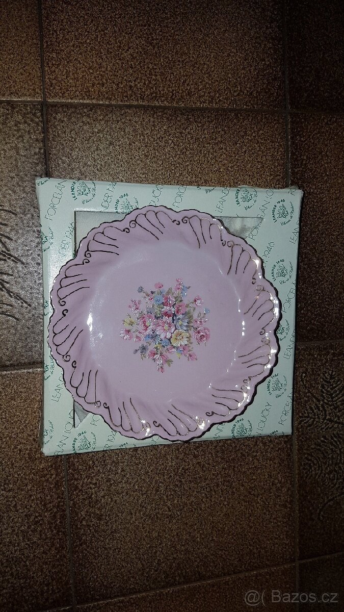 leander 1946 14 karatove zlato - talířek - 2