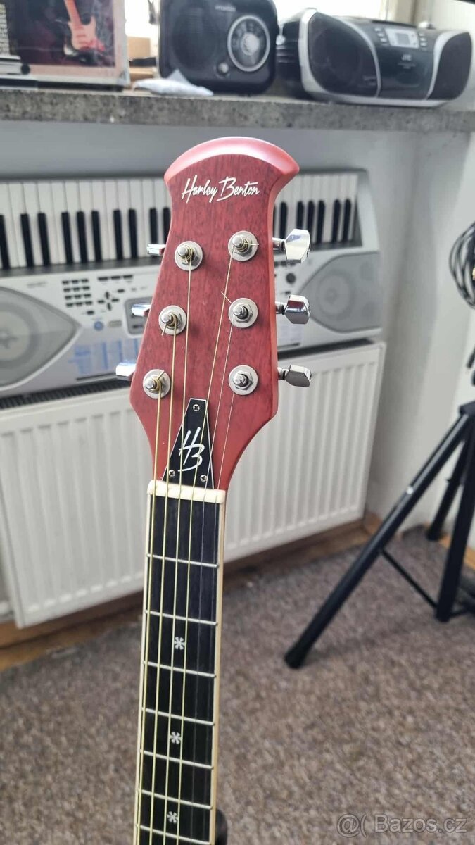 Prodám elektroakustiku Harley Benton HBO-600TB - 2