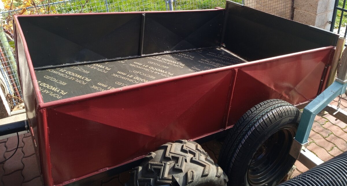 Vlečka, přívěs, vozík za traktor, frézu, malotraktor, TK14 - 2