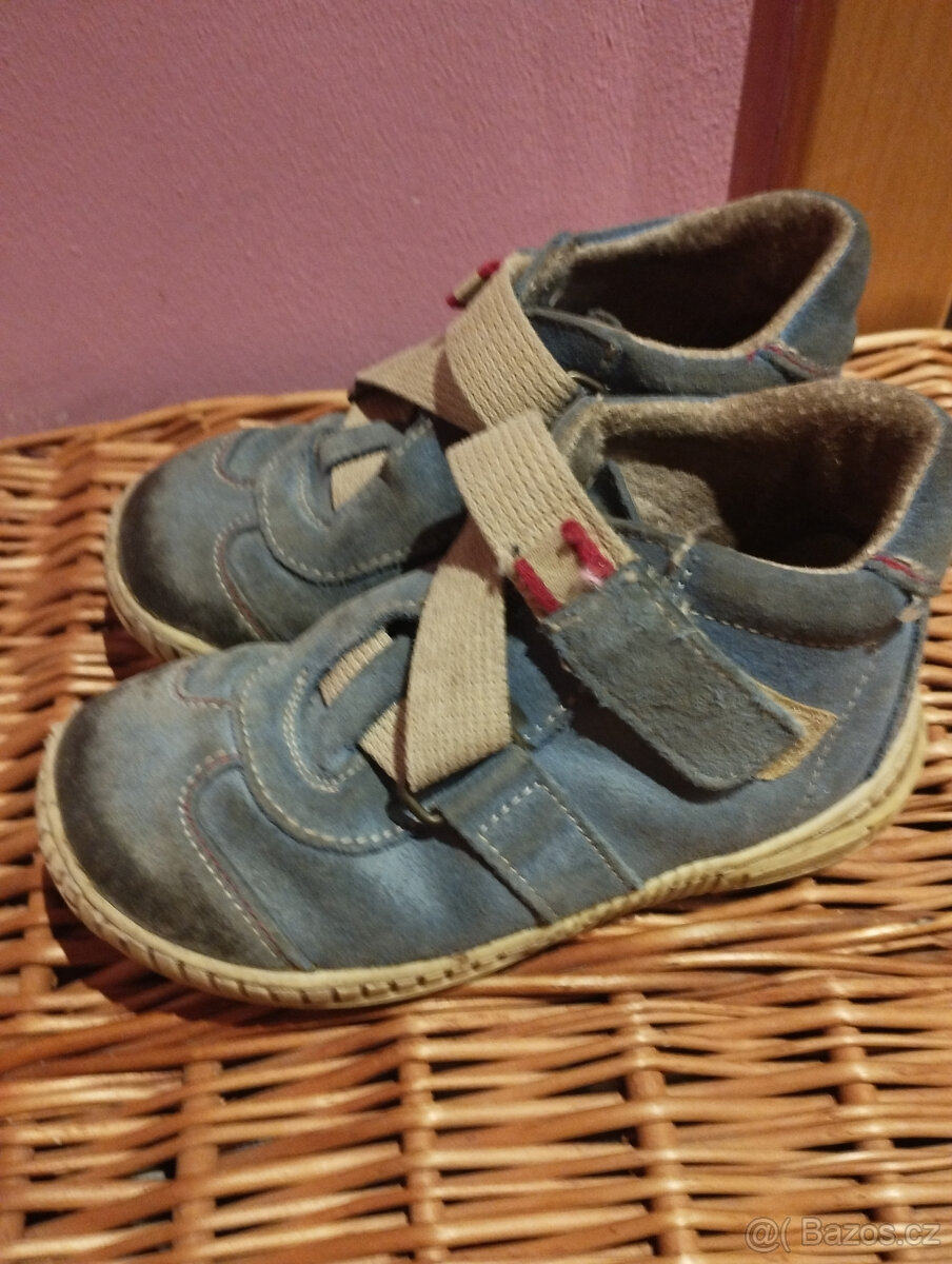 Dětské boty Pegres vel. 27 mod. 100kč, růž. vel. 22, - 2