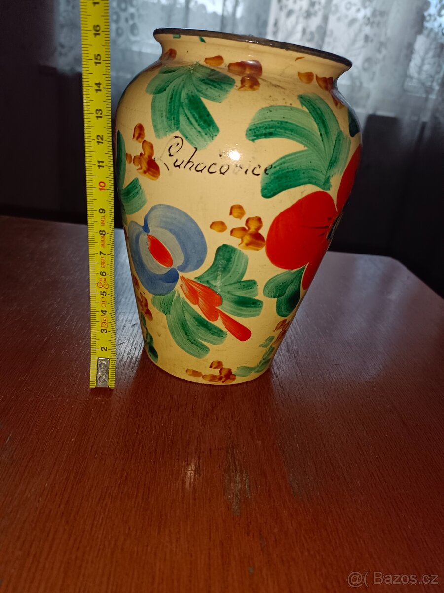 Rucne malovana vaza - 2