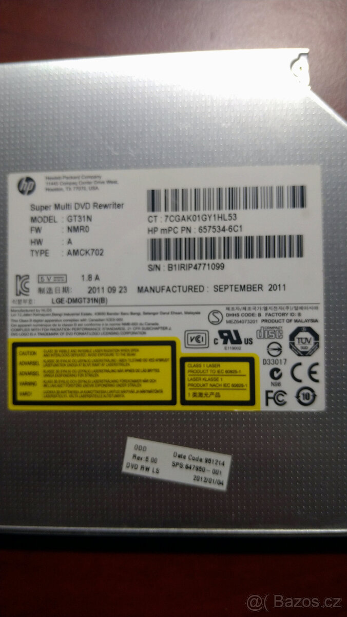 DVD-RW mechanika pro Notebook - 2