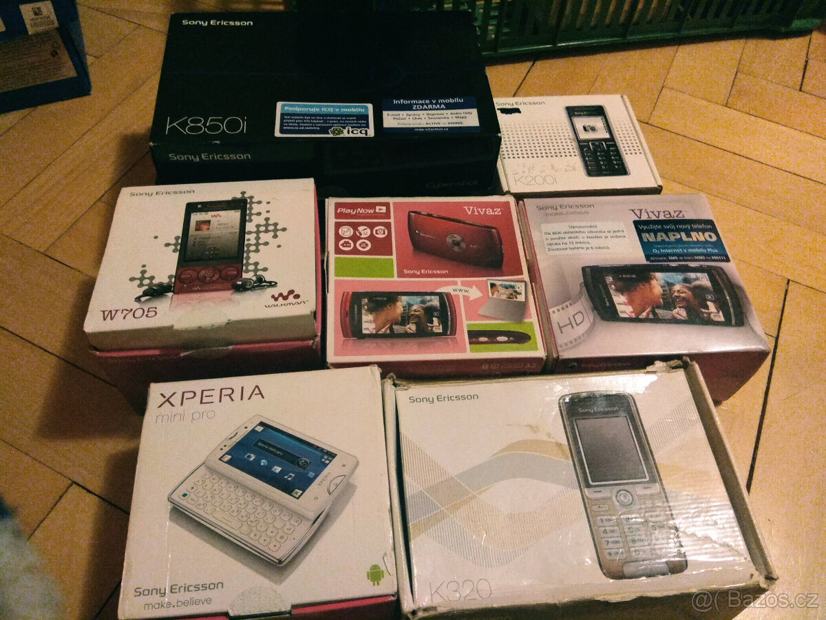 Sony vice druhu/modelu - 2