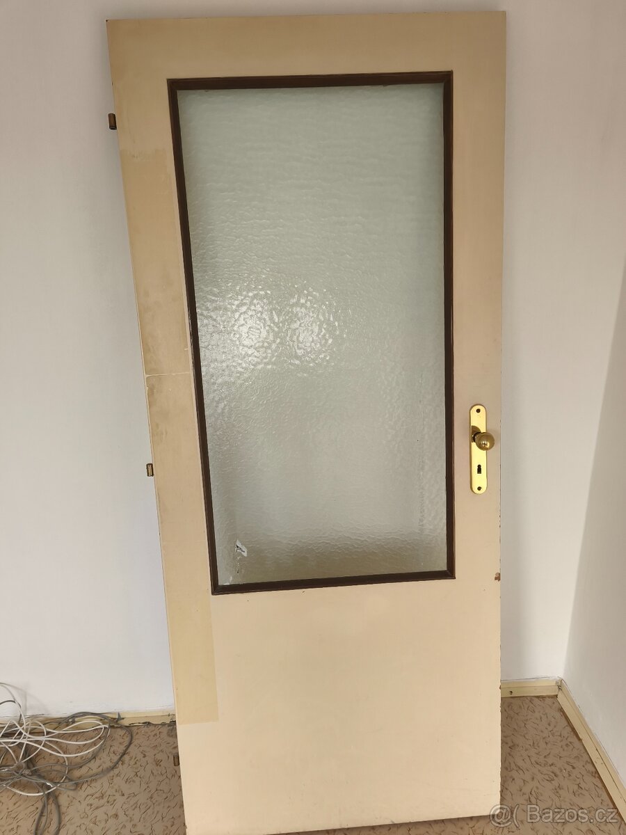 Prosklené interiérové dveře 80L levé - 2