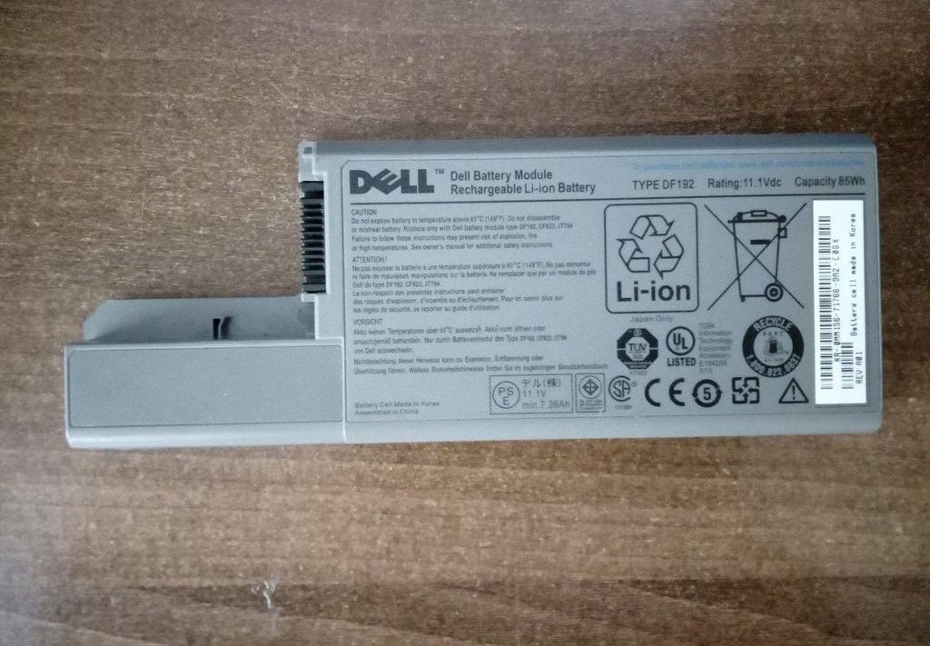 baterie DF192 pro notebooky DELL Latitude D820,D830 (2.5hod) - 2