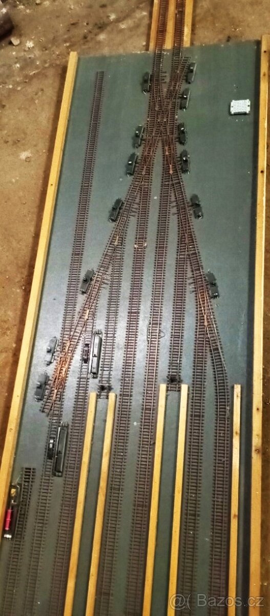 Kolejiště H0, modelová železnice, profilové koleje - 2