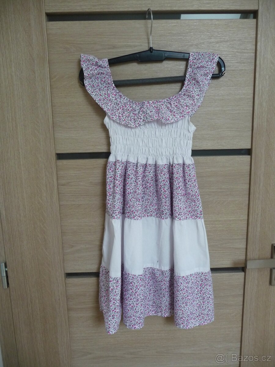 Dívčí letní šaty vel. 110/116 - 2