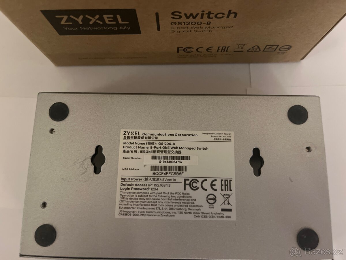 Zyxel Switch GS1200-8 - 2