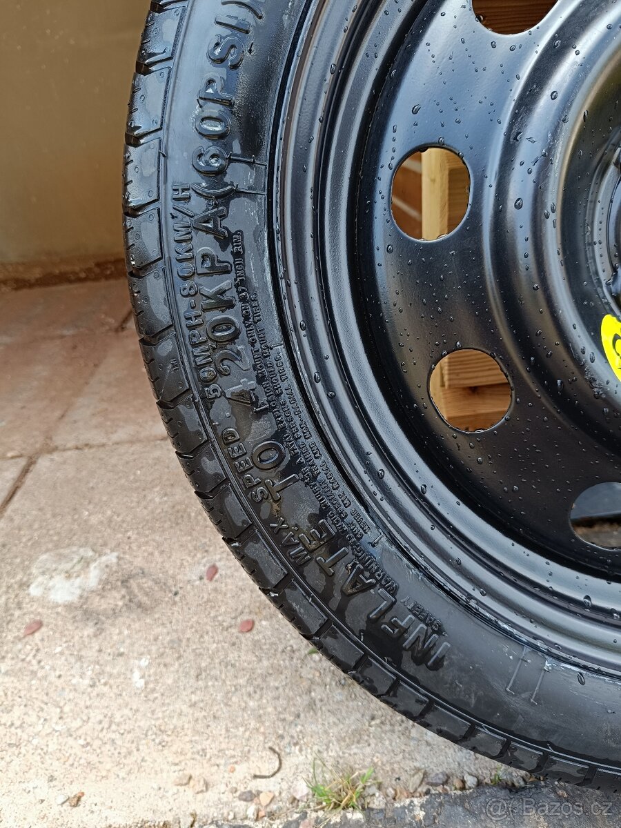 Dojezdové kolo (rezerva) t125 80r17 - 2