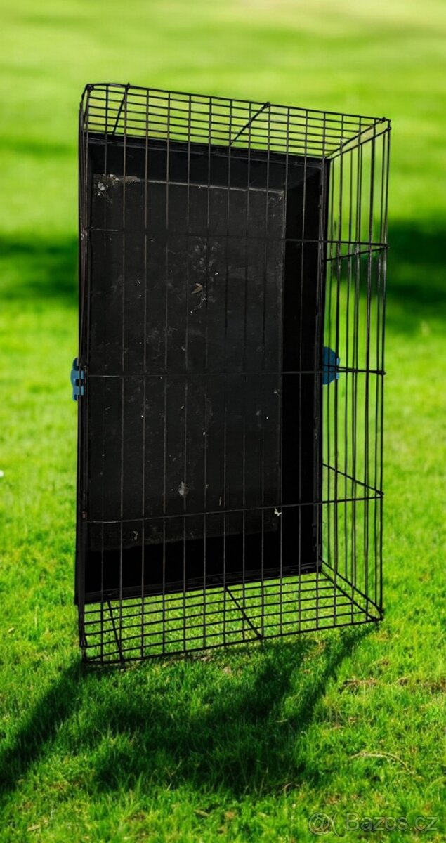 Černo-modrá klec pro hlodavce Small Animals-80x46x35cm - 2