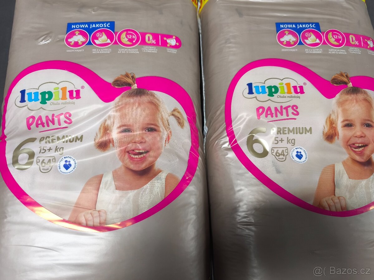 Kalhotkové pleny Lupilu PANTS vel. 6 a 7, Dada PANTS vel. 7 - 2