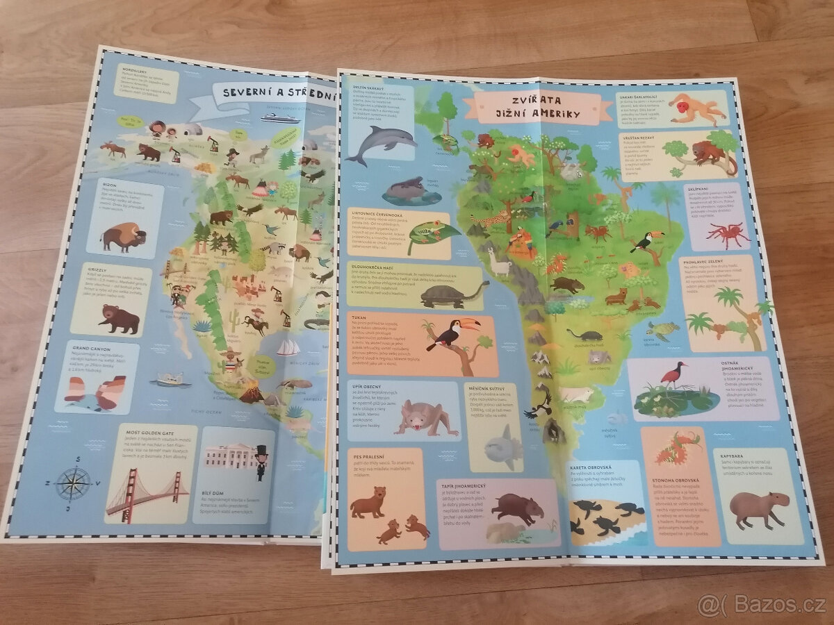 Atlas světa a Atlas zvířat pro děti - 2