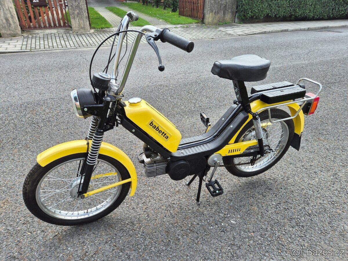 Babetta 210 po komplet GO(RENOVACI),s kartičkou, velmi pěkná - 2