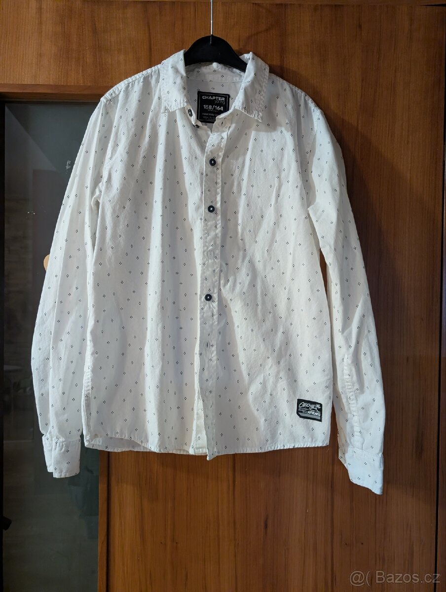 2 chlapecké košile vel.158-164 - 2