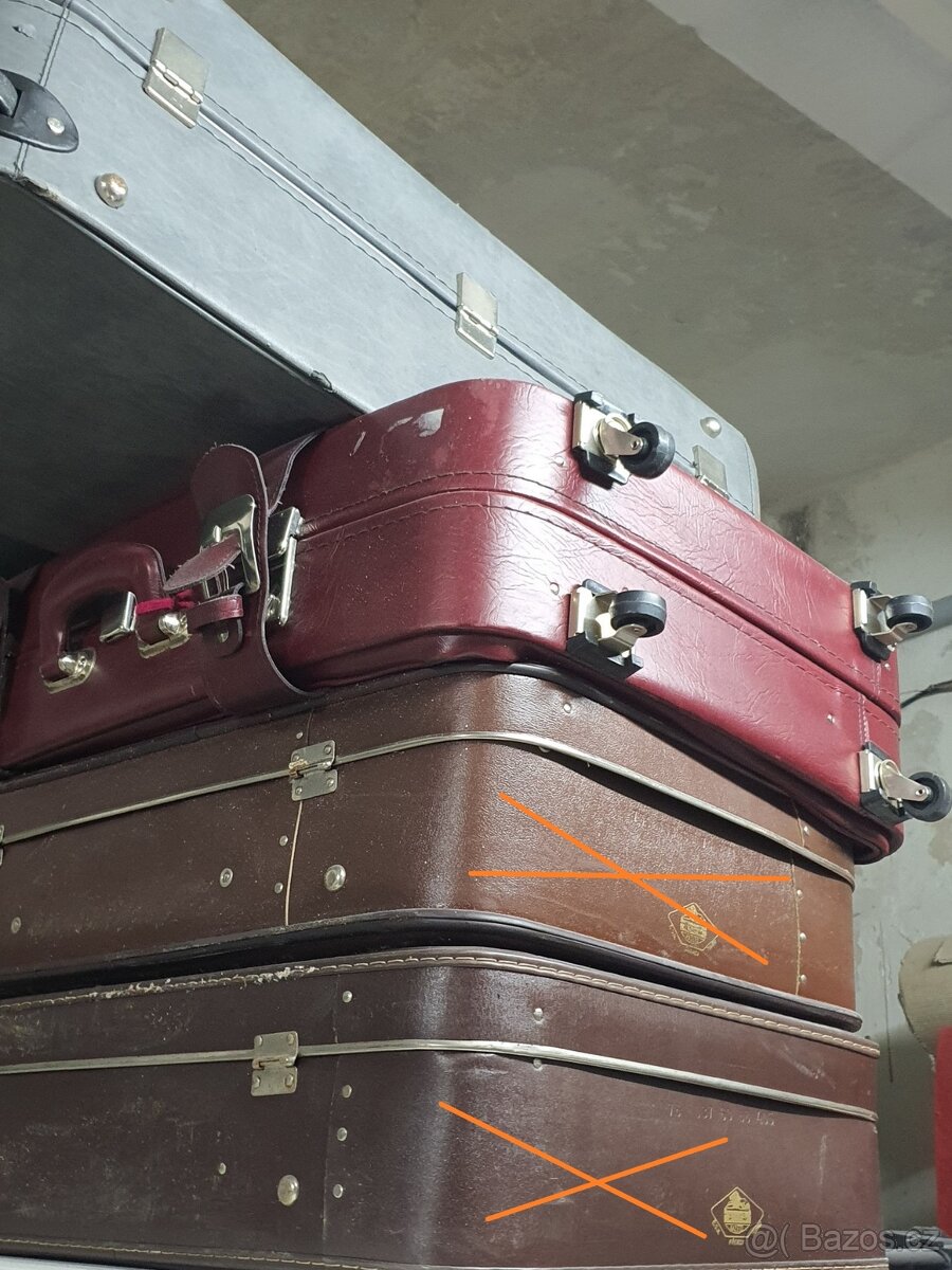 staré ČSSR kufry 1970 - 1980 - 2