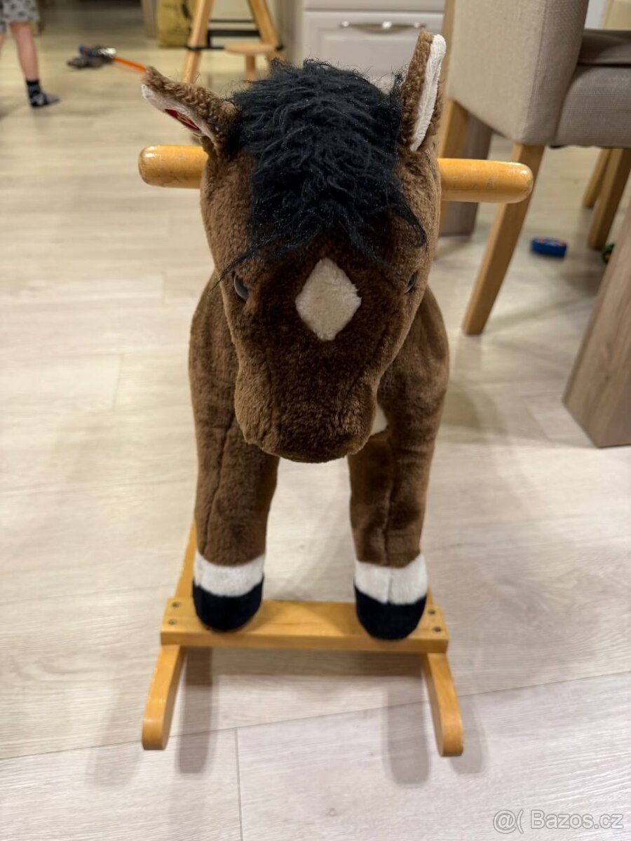 Dětský plyšový houpací koník - 2