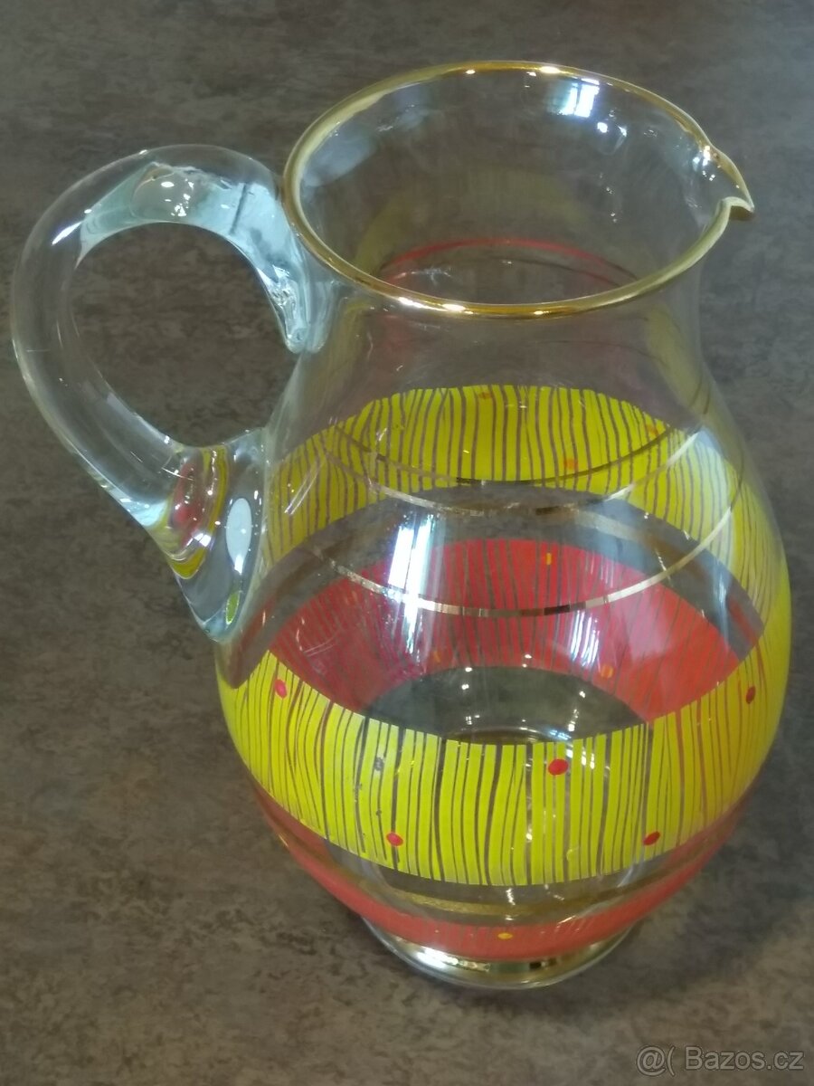 Džbánek + 6 sklenic - 2