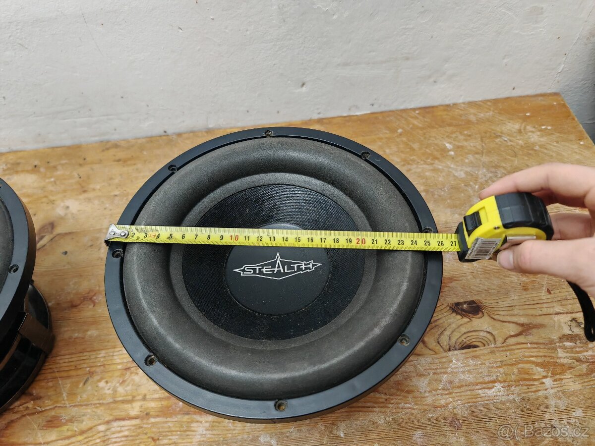 Prodám pár subwooferů - STEALTH ST9250 - 2