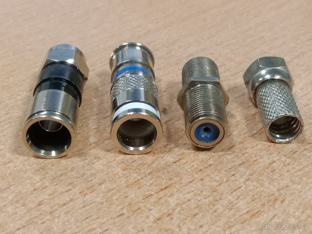 Prodám kabelové F-konektory - 2