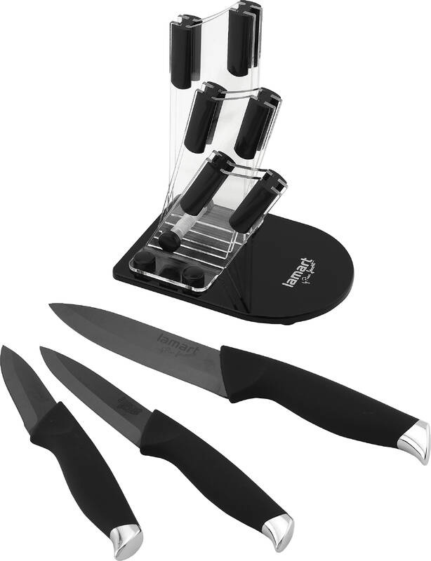 Sada 3 keramických nožů LAMART řady NOIR - 2