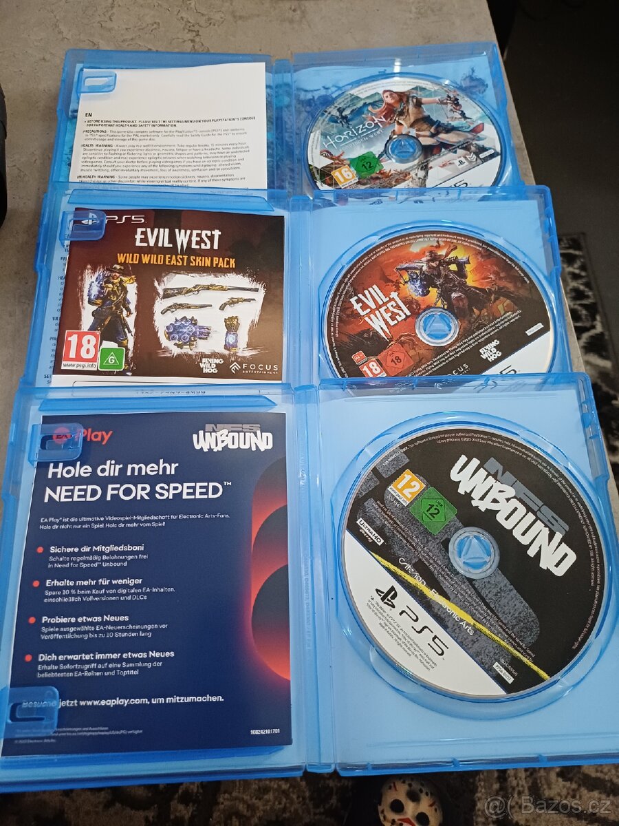 Hry ps5+sluchátka Logitech - 2