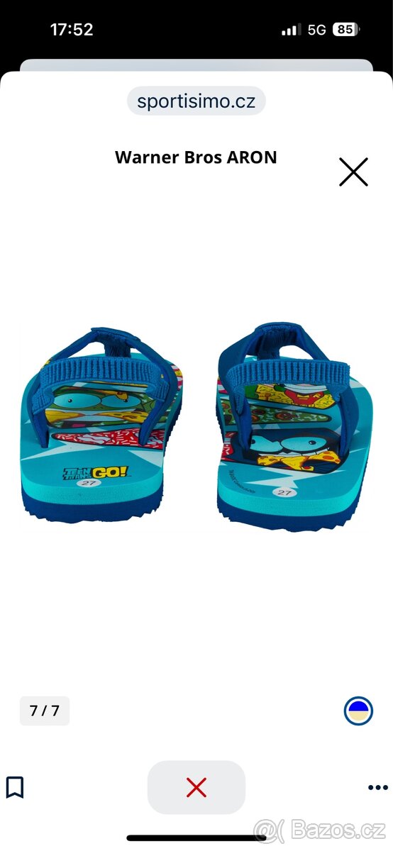 Dětské žabky Warner Bros ARON - Nové - 2