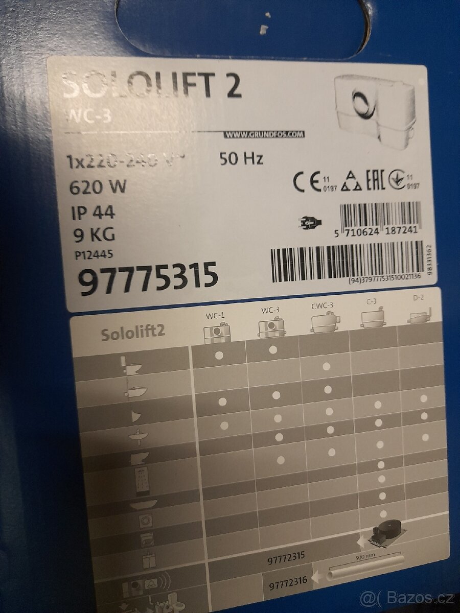 Kalové čerpadlo na septik - 2