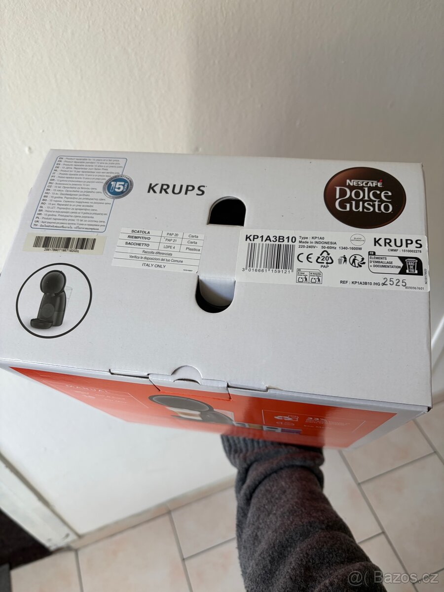 Kávovar Krups piccolo xs nový - 2