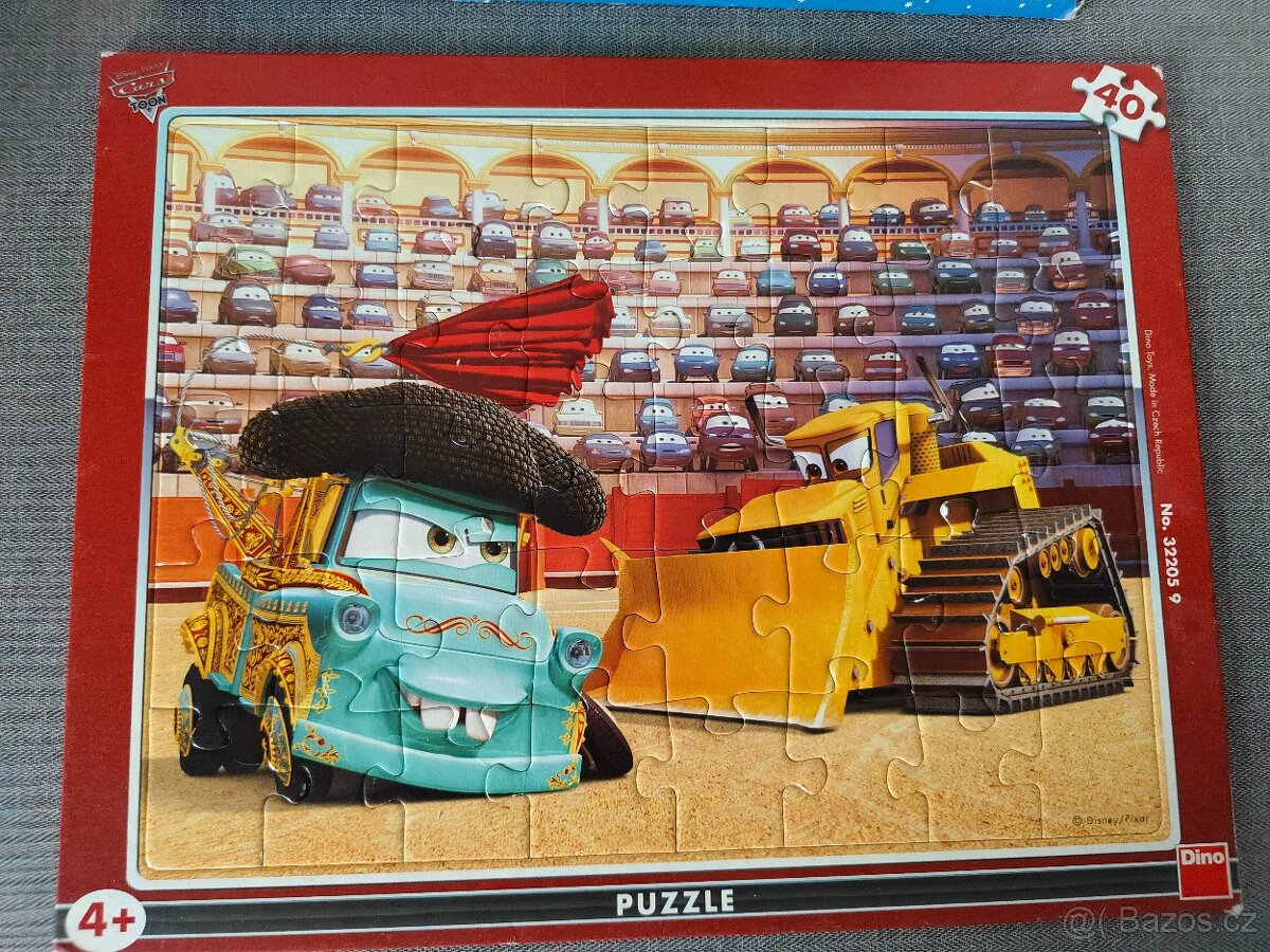 Puzzle Večerníček EFKO, Auta DINO –TOP STAV - 2