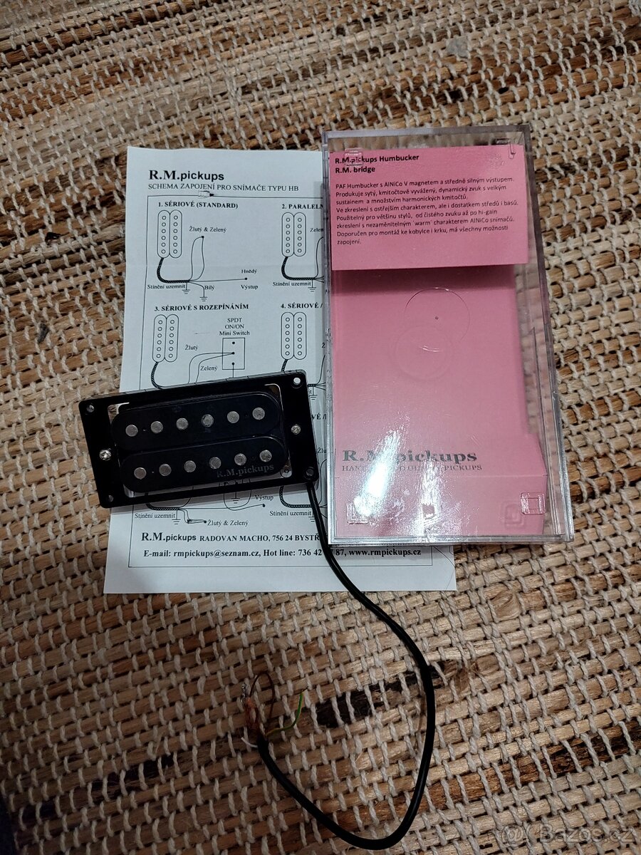 RM pickup snímač - RM bridge. Zánovní - 2