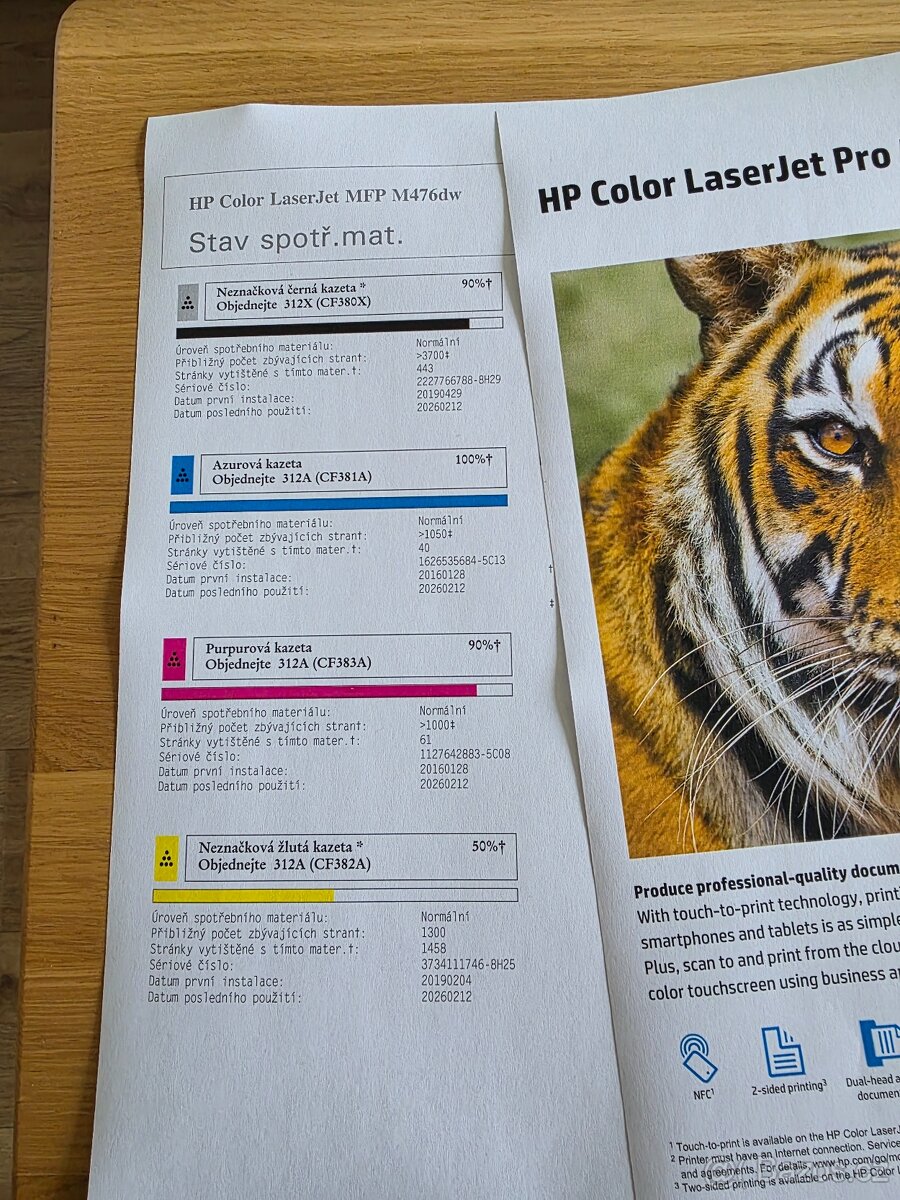 🖨️ Profi barevná laser MFP HP Color Pro MFP M476dw - 2