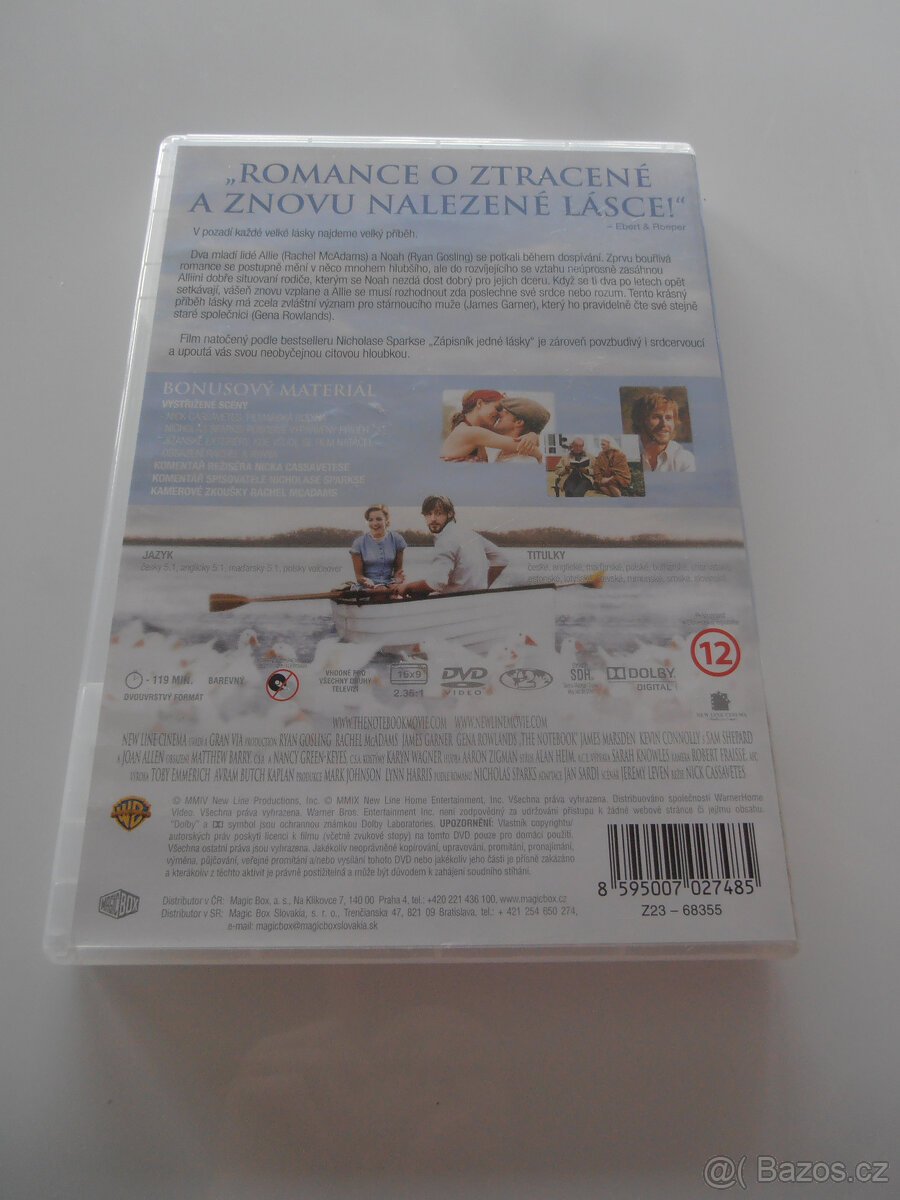 DVD Zápisník jedné lásky - 2