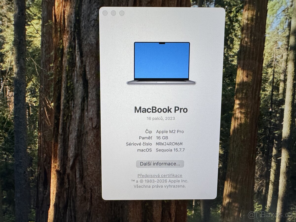 MacBook Pro 16” 2023 M2 Pro / 16GB / 512GB - 2