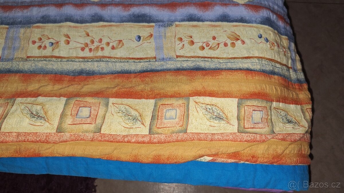 Barevný přehoz Tibex na manželskou postel - 2