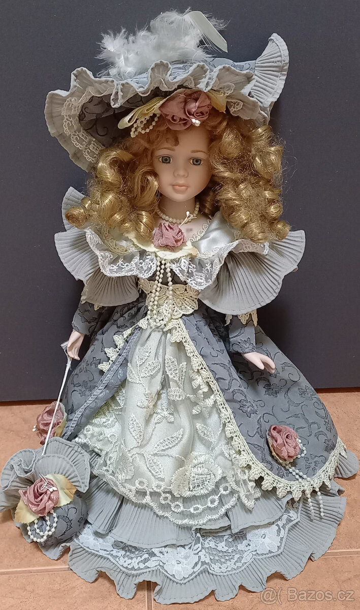 Sběratelská panenka vel.50cm+stojan - 2