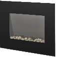 Elektrický nástěnný krb s funkcí topení. (přímotop) Nový - 2