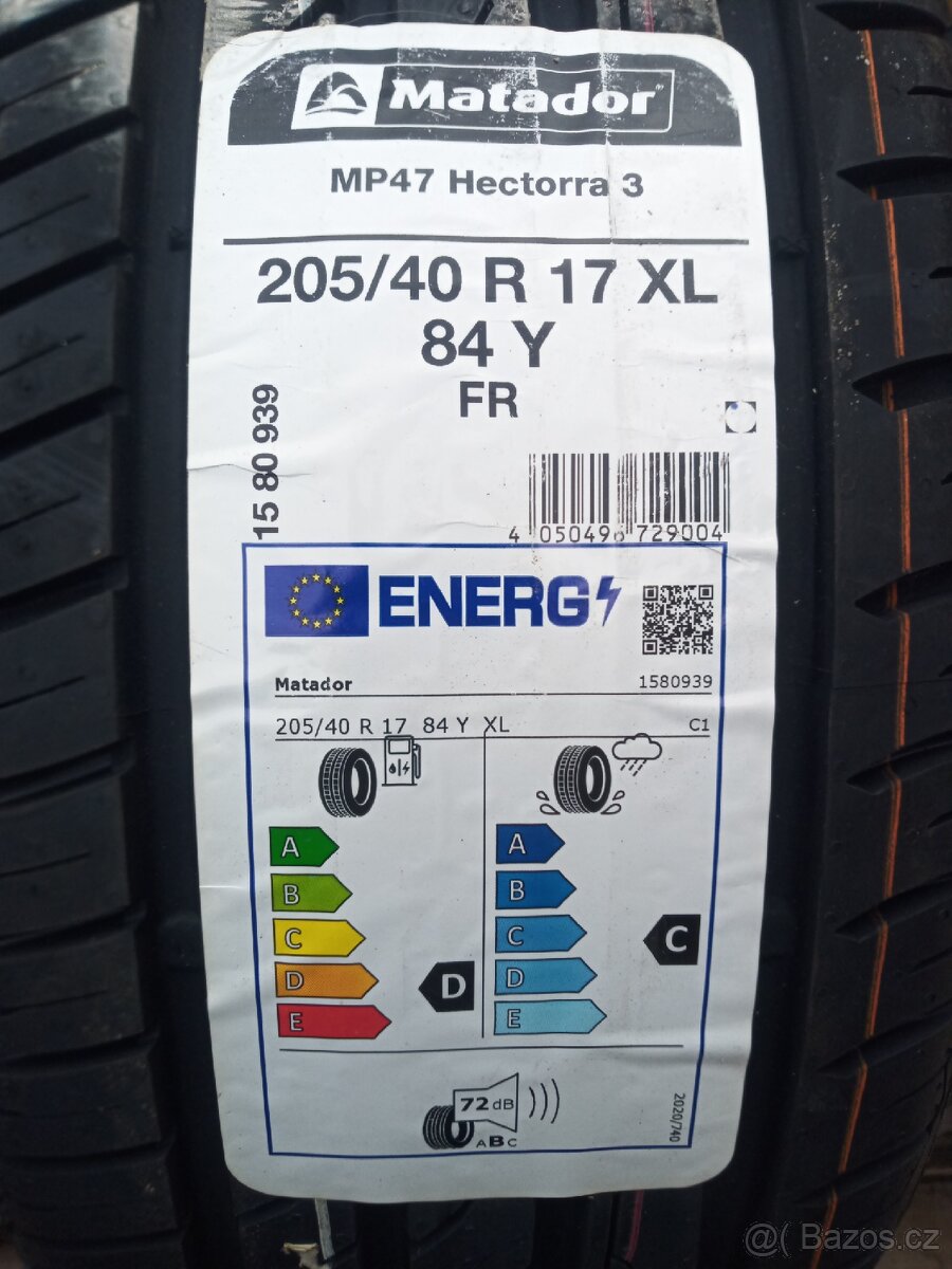 205/40 R17 XL 84 Y FR Matador - 2