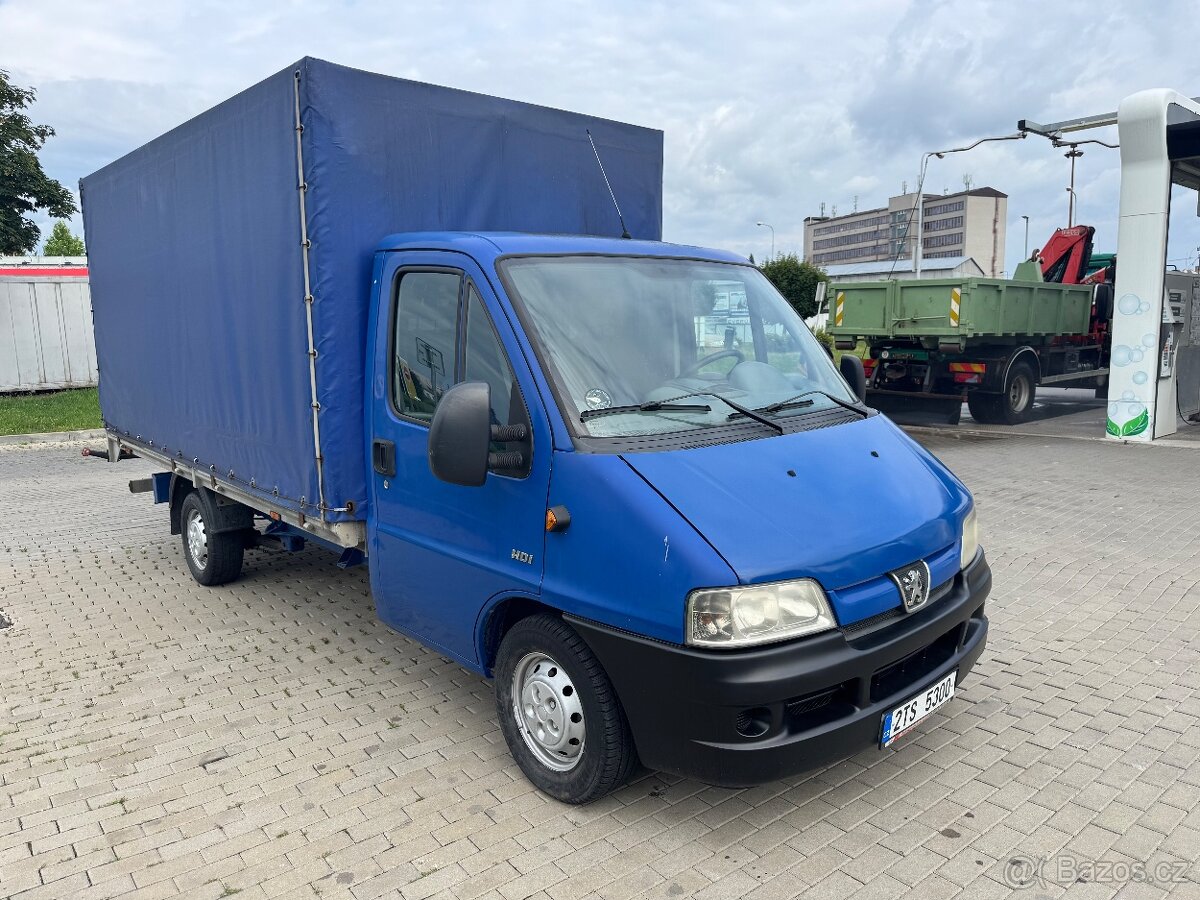 Peugeot Boxer 2,8HDi 93kW, valník/plachta - 2