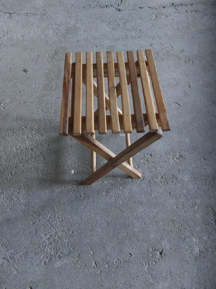 stolička skládací dřevěná - 2