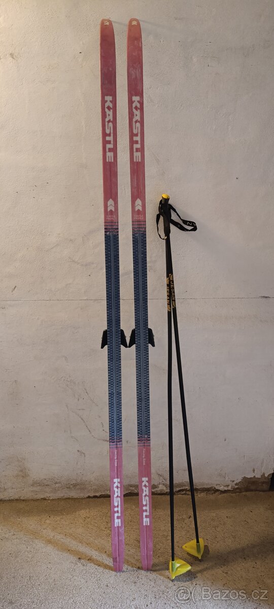 Běžky Kastle+hůlky - 2