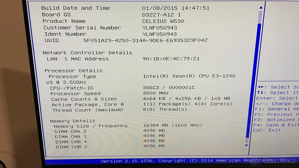 Fujitsu Celsius W530 - 2