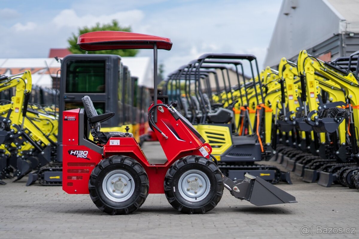 Mini kolový nakladač - KINGWAY HERACLES H130 PRO - 2