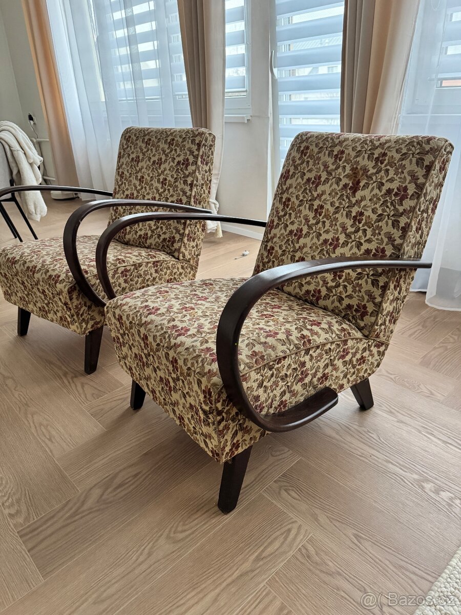 Křesla Halabala, zachovalý stav - 2