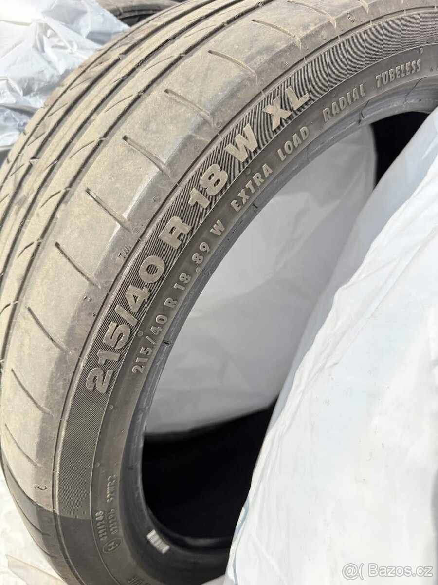 Pneumatiky Continental sportcontact 5 215/40 r18 DOT 4919 - 2