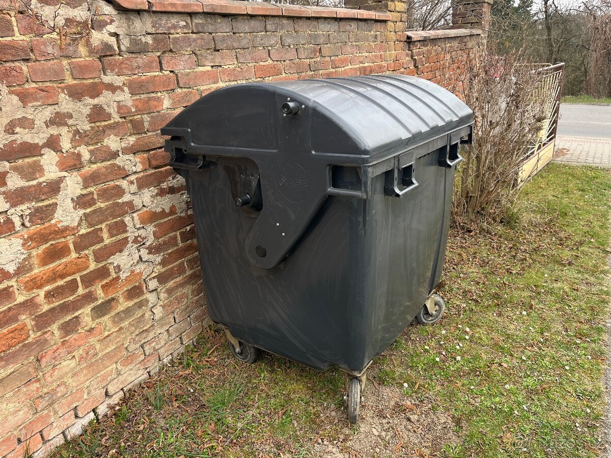 Plastová popelnice 1100 litrů - nová - 2