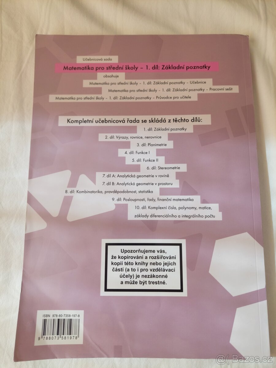 Matematika pro střední školy 1. díl - 2