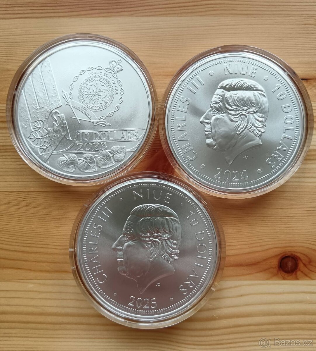 Stříbrná mince 5oz Český Lev 2023,24,25 - 2